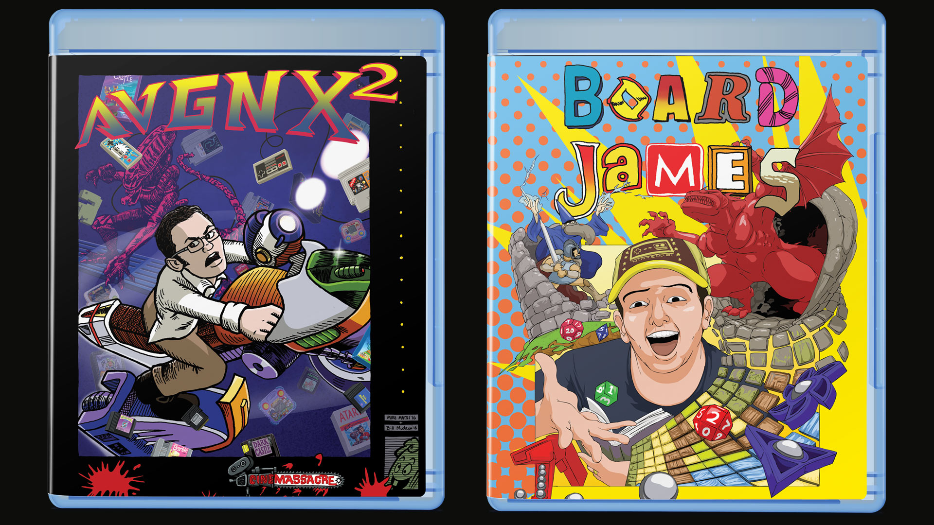 AVGN X2 / Board James Blu-rays on Amazon! | Cinemassacre Productions